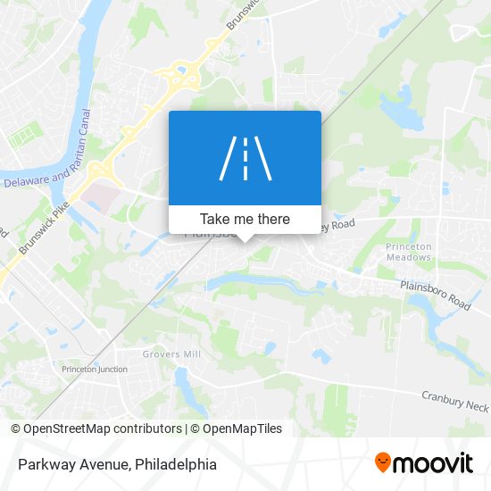 Mapa de Parkway Avenue