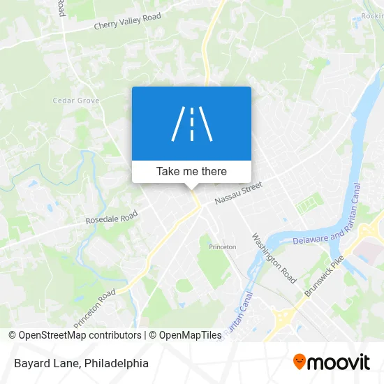 Bayard Lane map