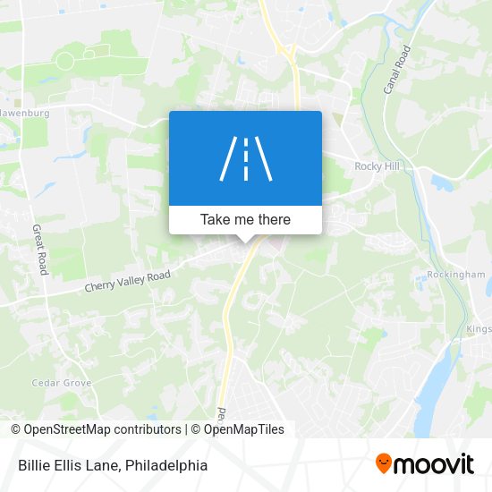 Mapa de Billie Ellis Lane
