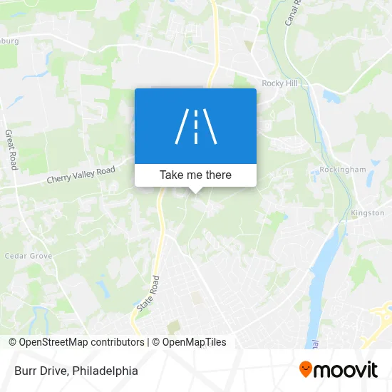Burr Drive map