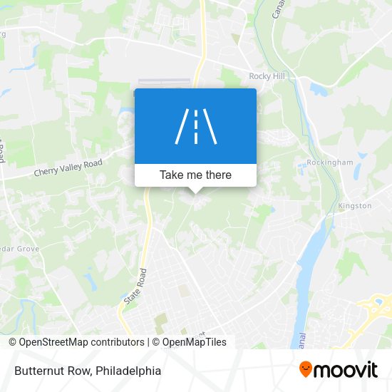 Mapa de Butternut Row