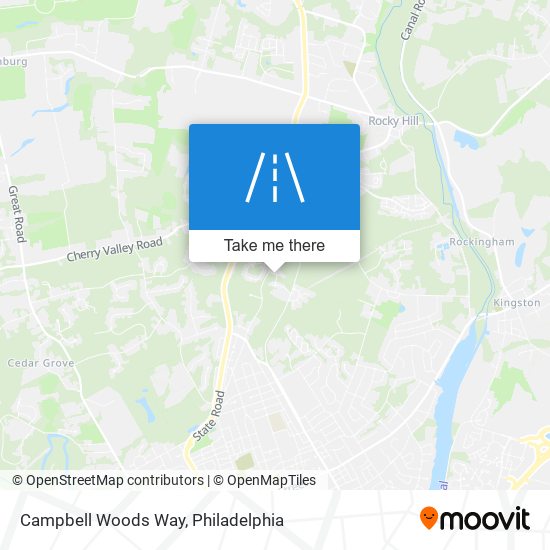 Mapa de Campbell Woods Way