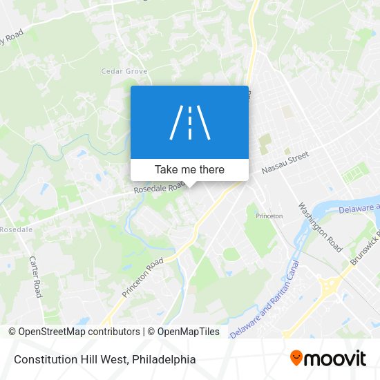 Mapa de Constitution Hill West