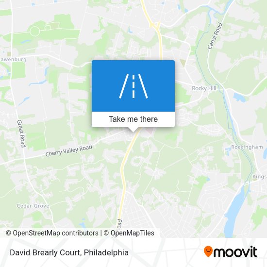Mapa de David Brearly Court