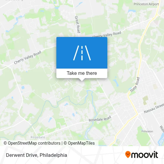 Derwent Drive map