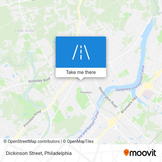 Dickinson Street map