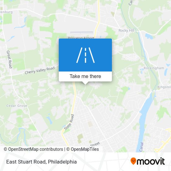 East Stuart Road map