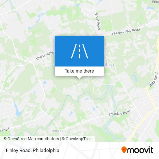Mapa de Finley Road
