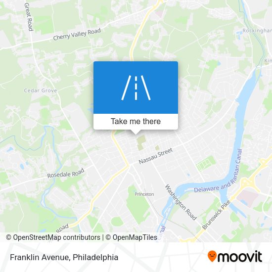 Franklin Avenue map