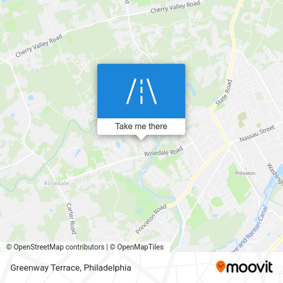 Greenway Terrace map