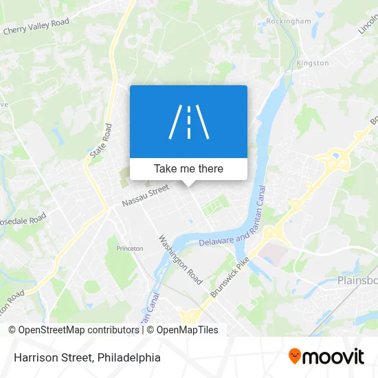 Harrison Street map