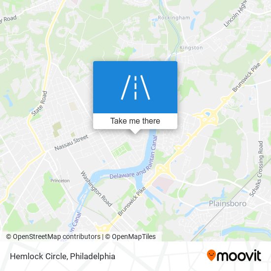 Hemlock Circle map