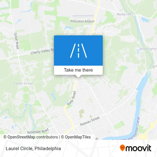 Laurel Circle map