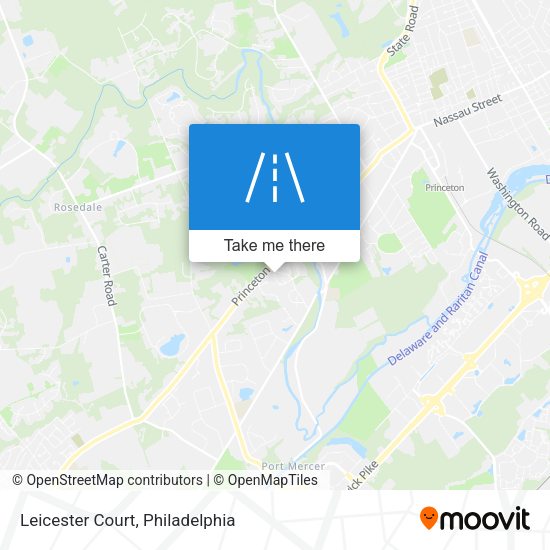 Mapa de Leicester Court