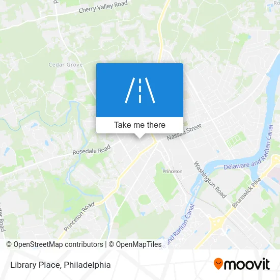 Library Place map