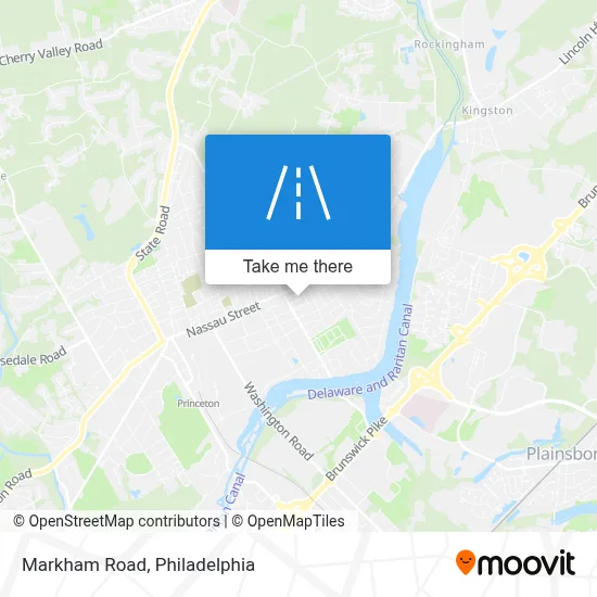 Markham Road map