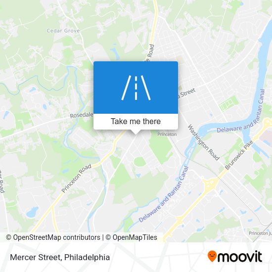Mapa de Mercer Street