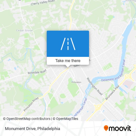 Monument Drive map