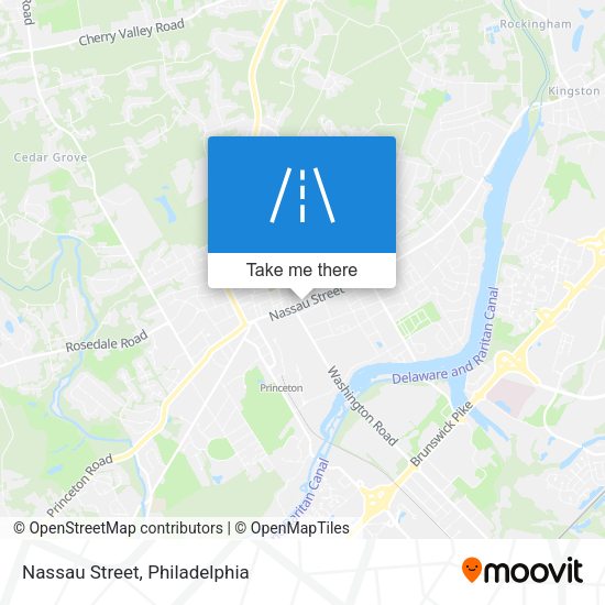 Mapa de Nassau Street