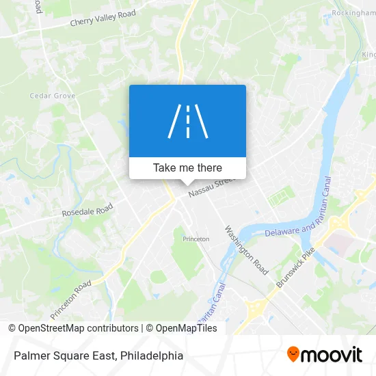 Palmer Square East map