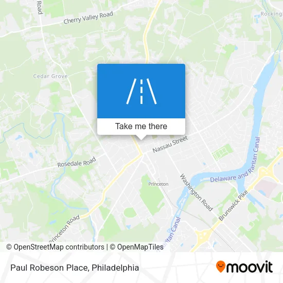 Paul Robeson Place map