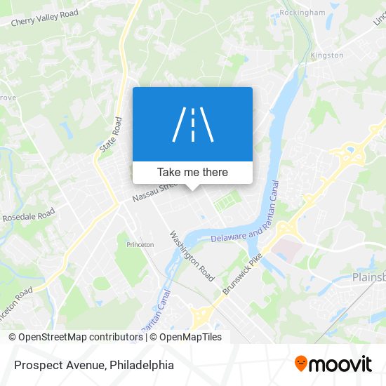 Prospect Avenue map