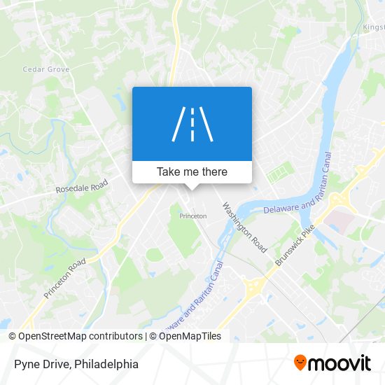 Pyne Drive map