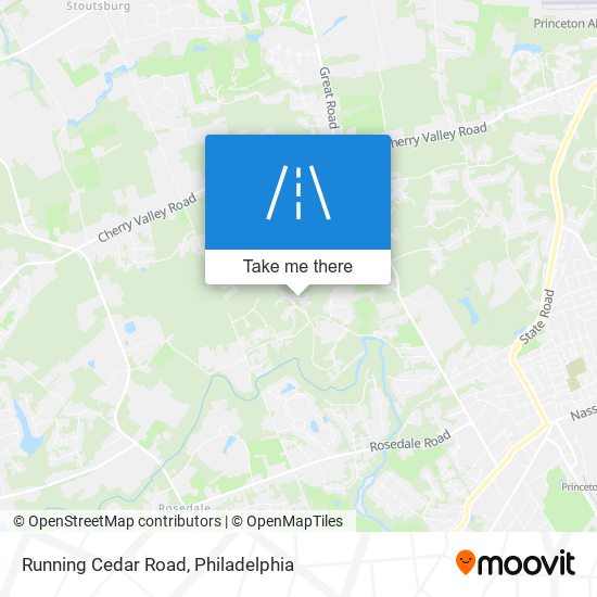 Mapa de Running Cedar Road