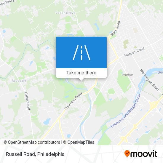 Mapa de Russell Road