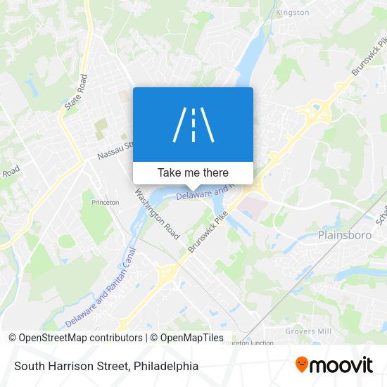 South Harrison Street map