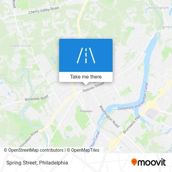 Spring Street map