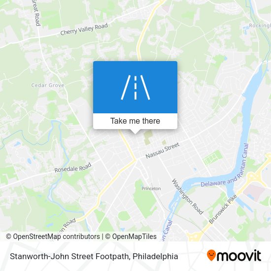 Stanworth-John Street Footpath map