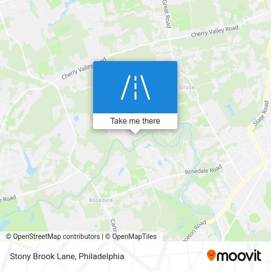 Mapa de Stony Brook Lane