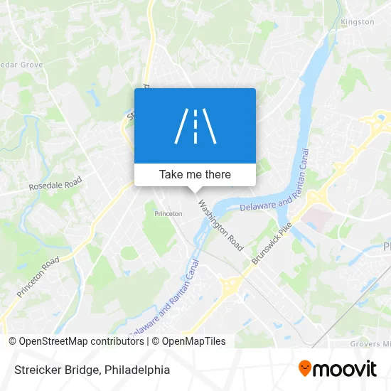 Streicker Bridge map