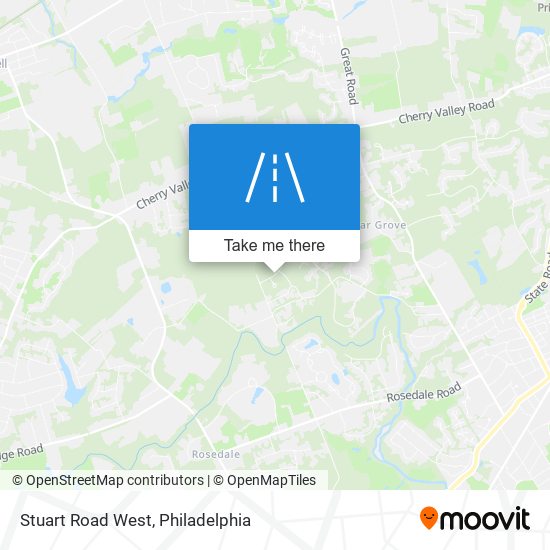 Stuart Road West map