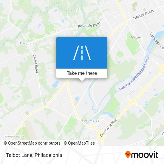 Mapa de Talbot Lane