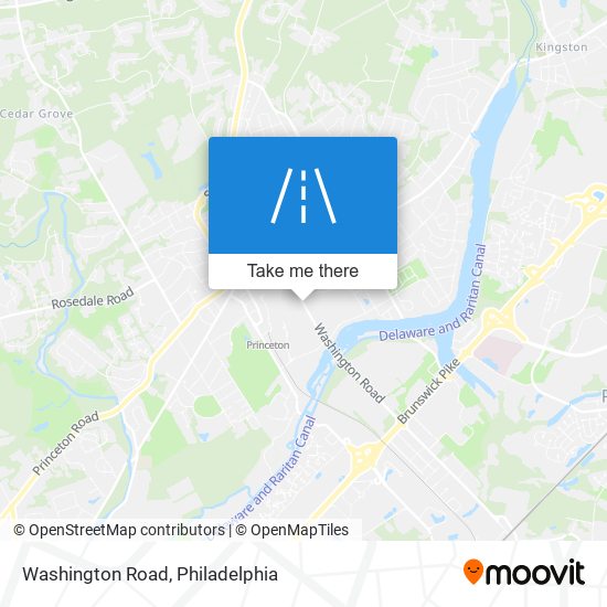 Mapa de Washington Road