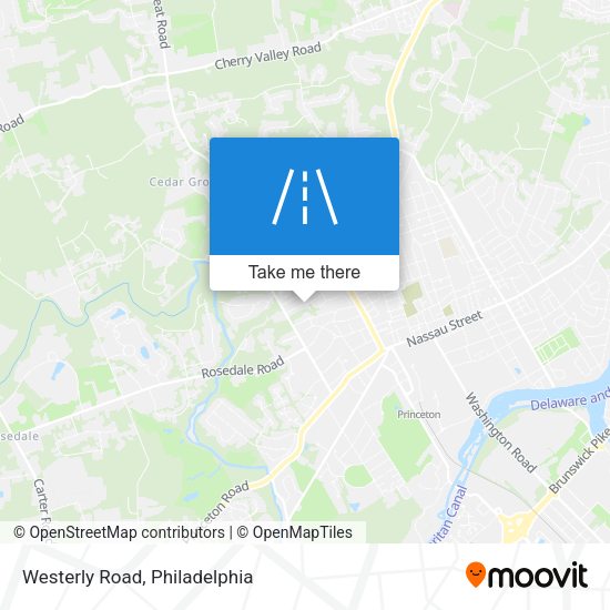 Mapa de Westerly Road