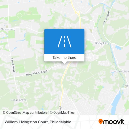 Mapa de William Livingston Court
