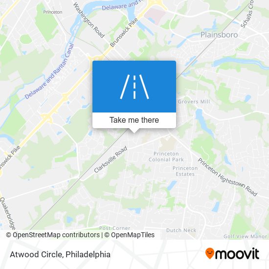 Mapa de Atwood Circle
