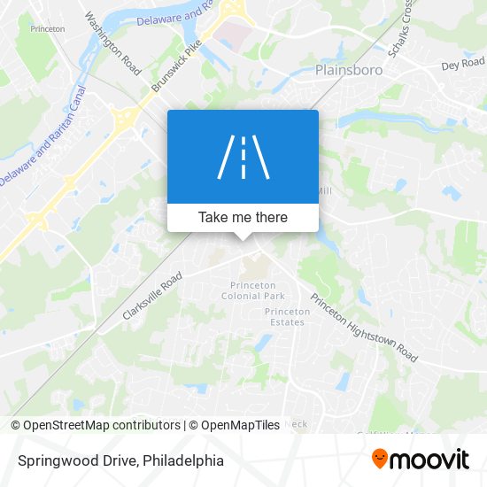 Springwood Drive map