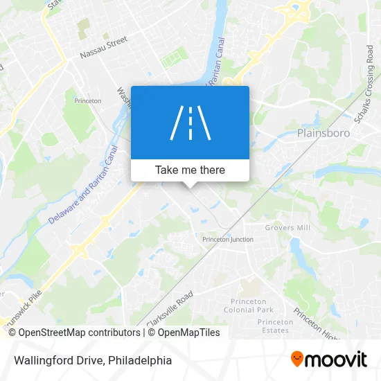 Wallingford Drive map