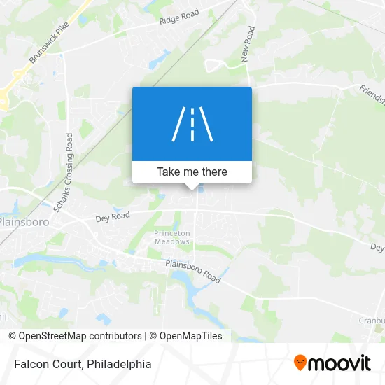 Falcon Court map