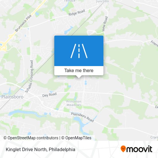 Kinglet Drive North map