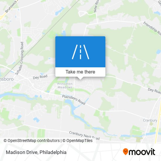 Madison Drive map
