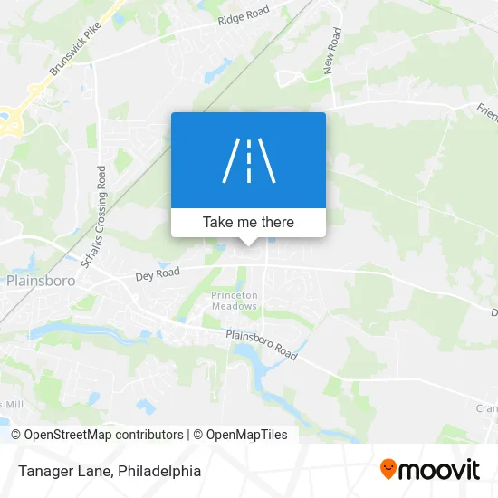 Tanager Lane map