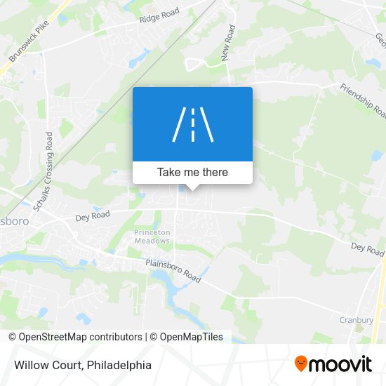 Mapa de Willow Court