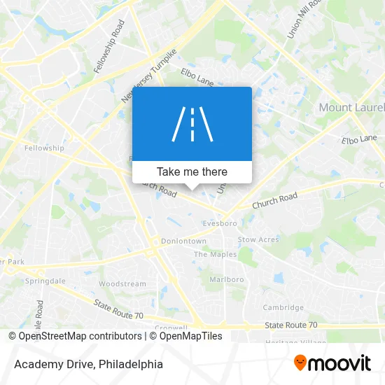Academy Drive map