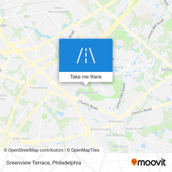 Mapa de Greenview Terrace