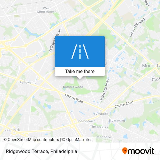 Ridgewood Terrace map
